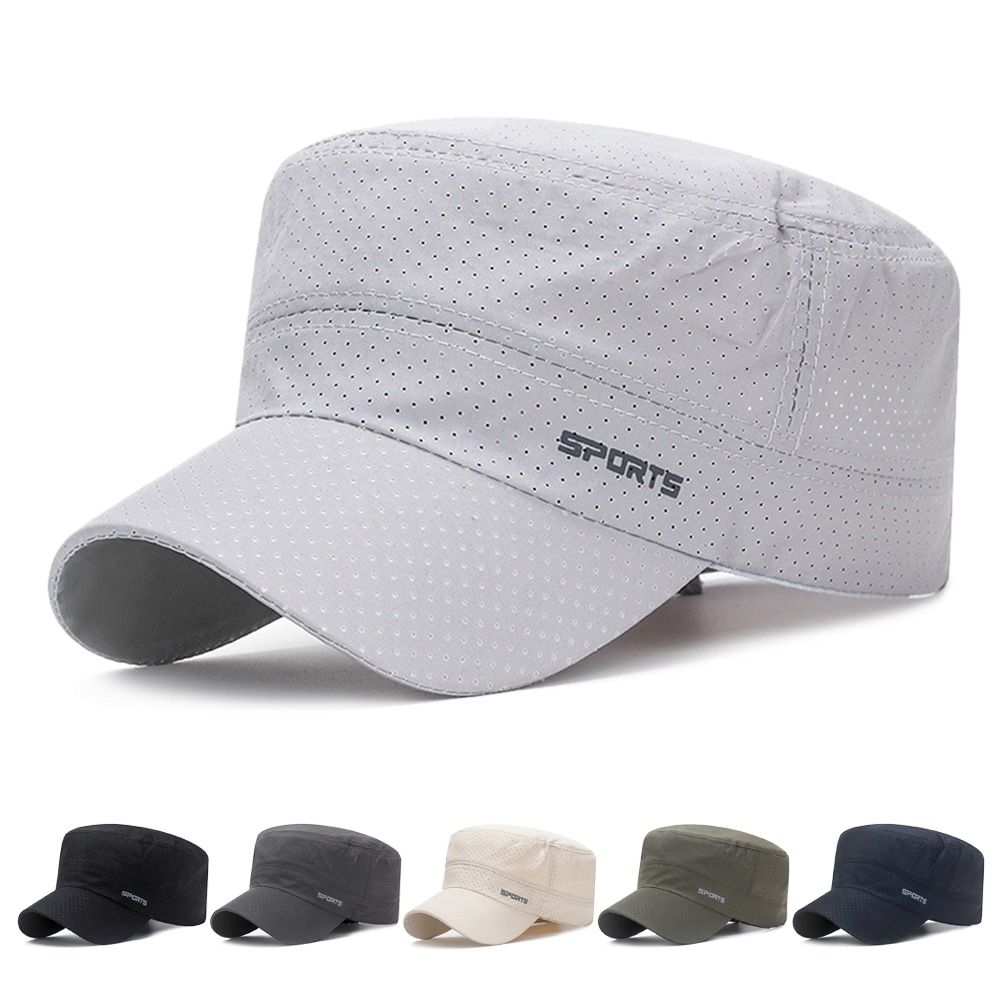 Snapback Hat Flat - Outdoor ademende zonnehoed Verstelbare Fisher-hoeden Baseballpet
