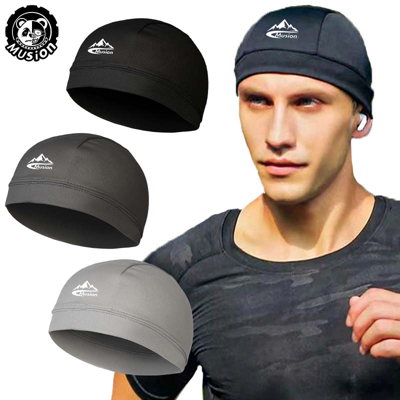 Skull Cap Helmet Liner - Musion onderhelm beanie cap geventileerd zweetabsorberend