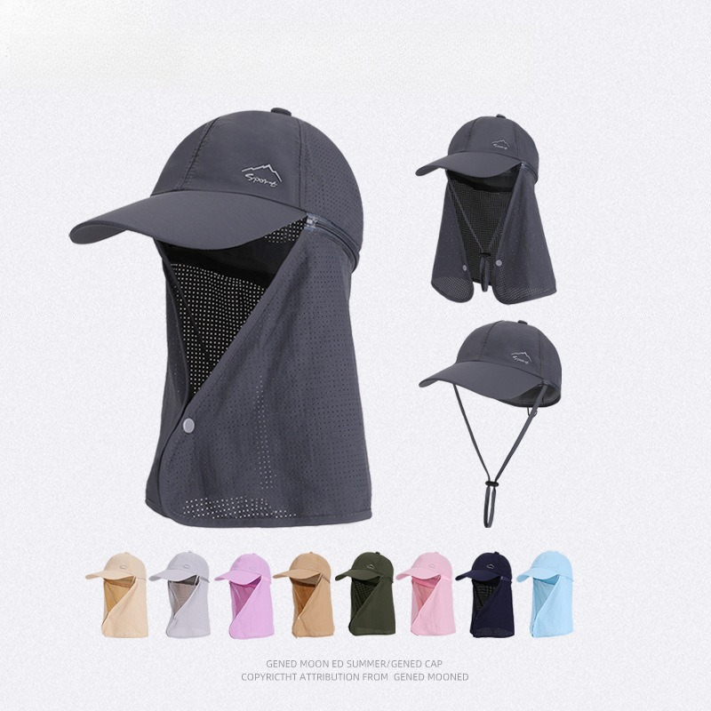 Visor Sun Hat - Zomervissen Zonbescherming Baseballpet Sneldrogend Waterdicht Afneembare