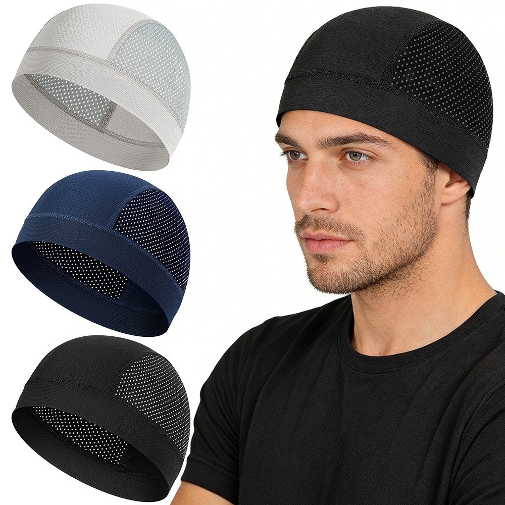 Casual dunne mesh skull beanie - Skull Cap Helmet Liner recensie en prijs