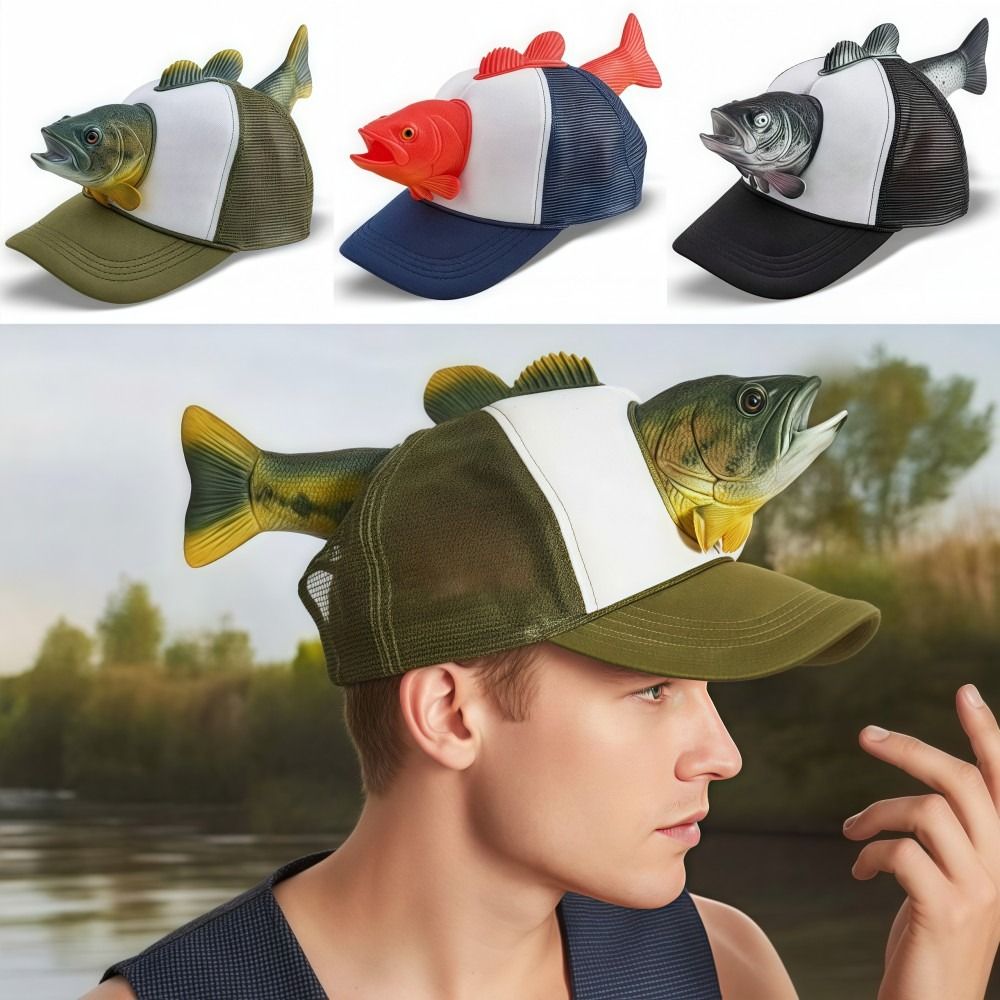 Grappige 3D Vis Dieren Trucker - Trucker Cap Mesh recensie en prijs