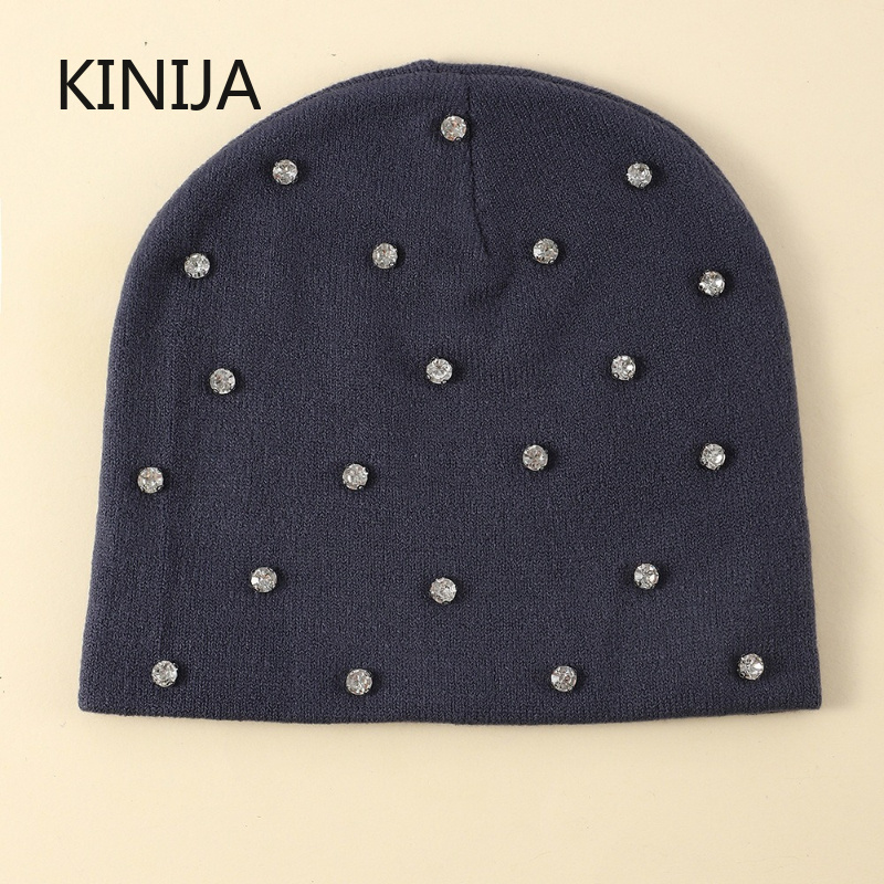 Winter gebreide damesmuts met  - Beanie Cuffed Knit recensie en prijs
