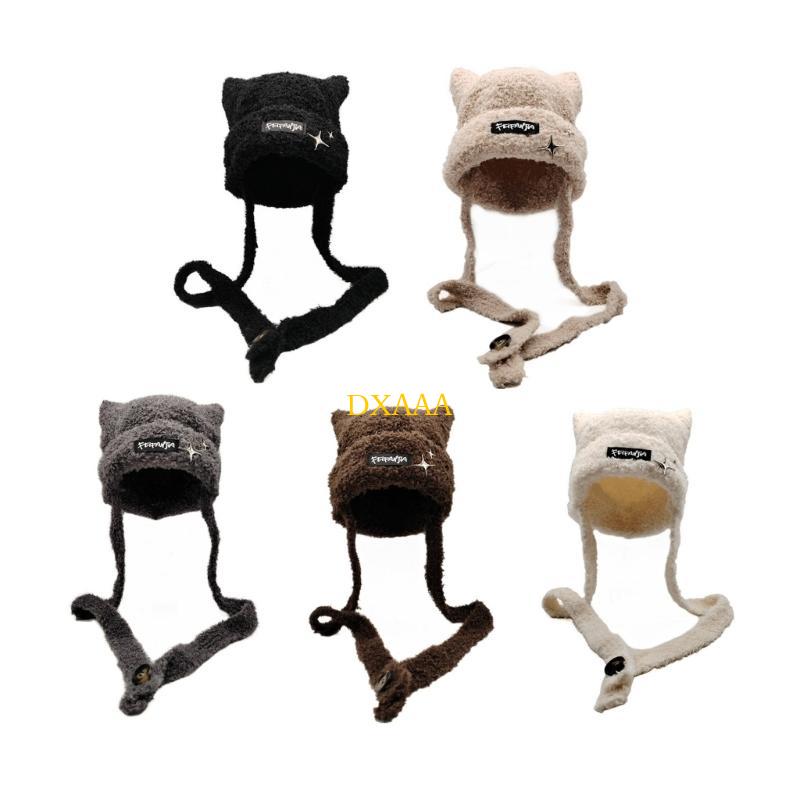 DXAA Trendy gehaakte kattenoor - Winter Trapper Hat recensie en prijs